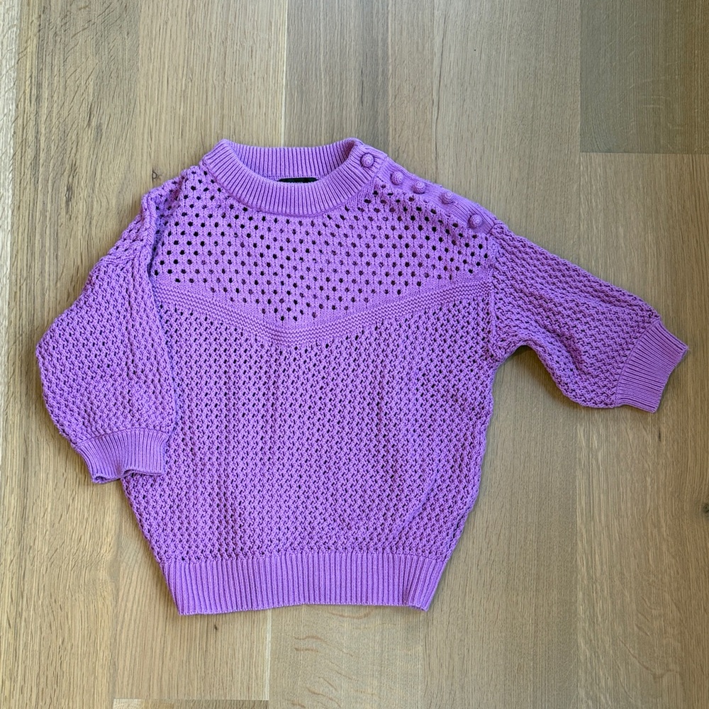 J. Crew Lavender Knit Sweater